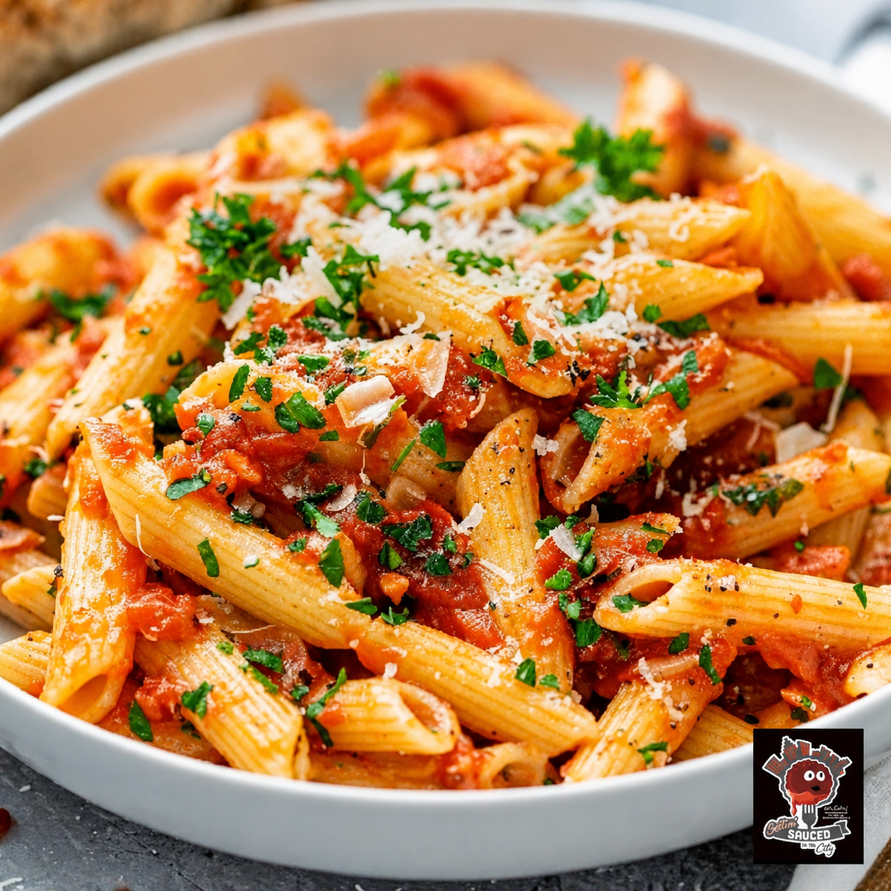 Penne Pasta No Meat