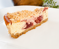 Strawberry Streusel Cheesecake